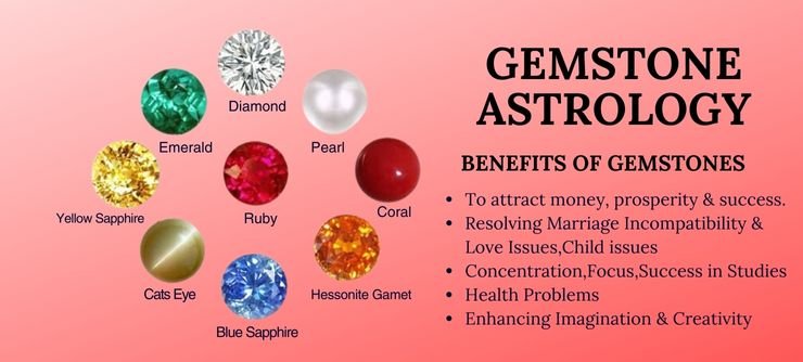 gemstone astrology with benefits of 9 astrological gemstones