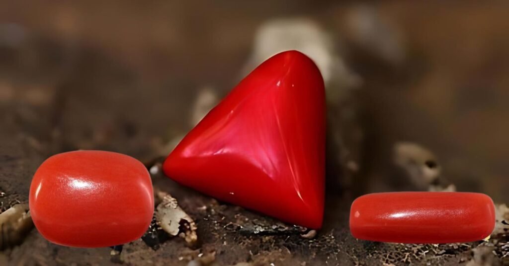 Red Coral Munga Stone