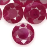 Natural Ruby Stones in Round Shape for Jewelry_1