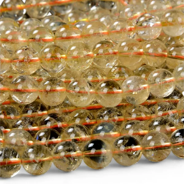 citrine loose beads