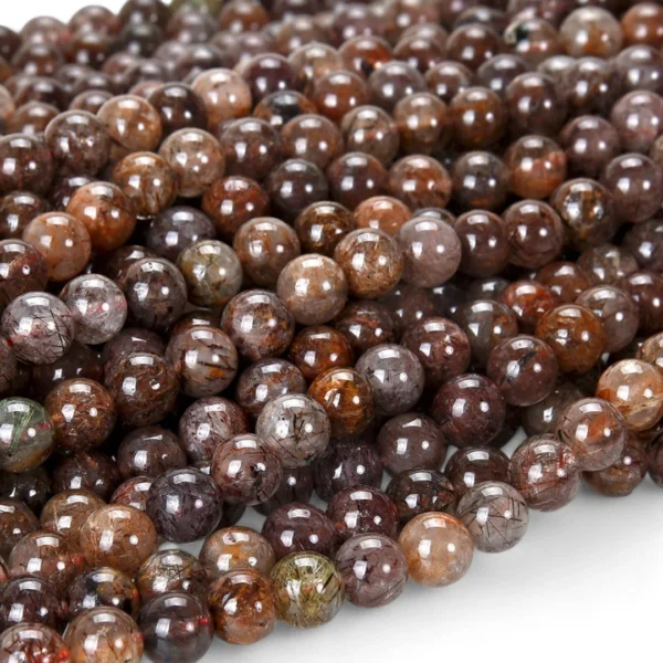 Natural Black Sunstone Beads Loose (SBL4_3)