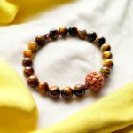 POWER | Rudraksha Bracelet with Tiger's Eye Mala