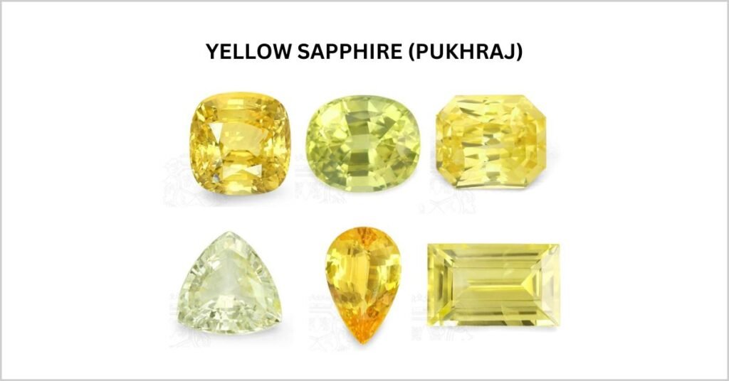 yellow sapphire (pukhraj) stone