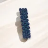 Lapis Lazuli Bracelet Macramé Adjustable Triple Layer Bracelet